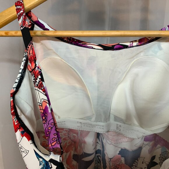 Silhouette Solution Floral Swim Top - Picture 3 of 5